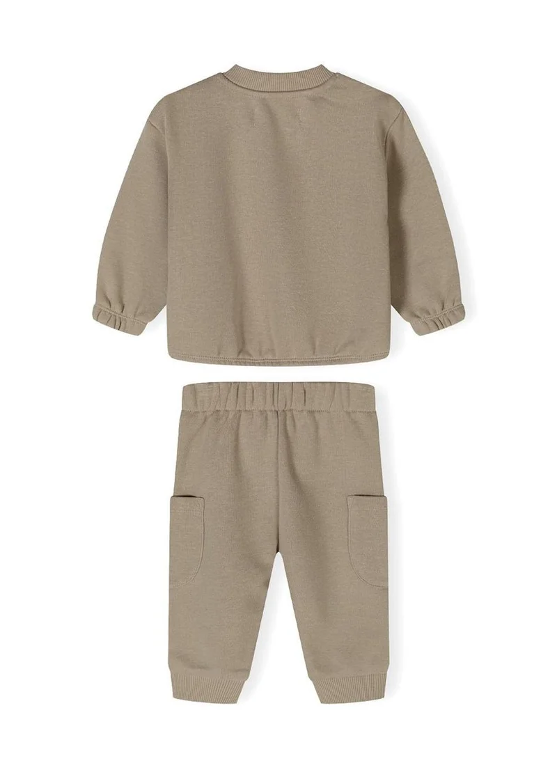 مينوتي طقم مكون من قطعتين: بلوزة بأكمام طويلة وسروال أطفال